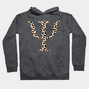 Psi Cheetah Letter Hoodie